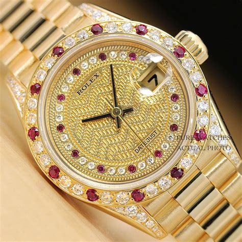 rolex ruby diamonds presidential|rolex 18kt president 36mm watch.